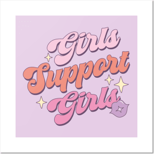 Girls Support Girls Posters and Art